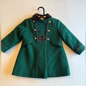 Rothschild Forest Green and Cream Outerwear